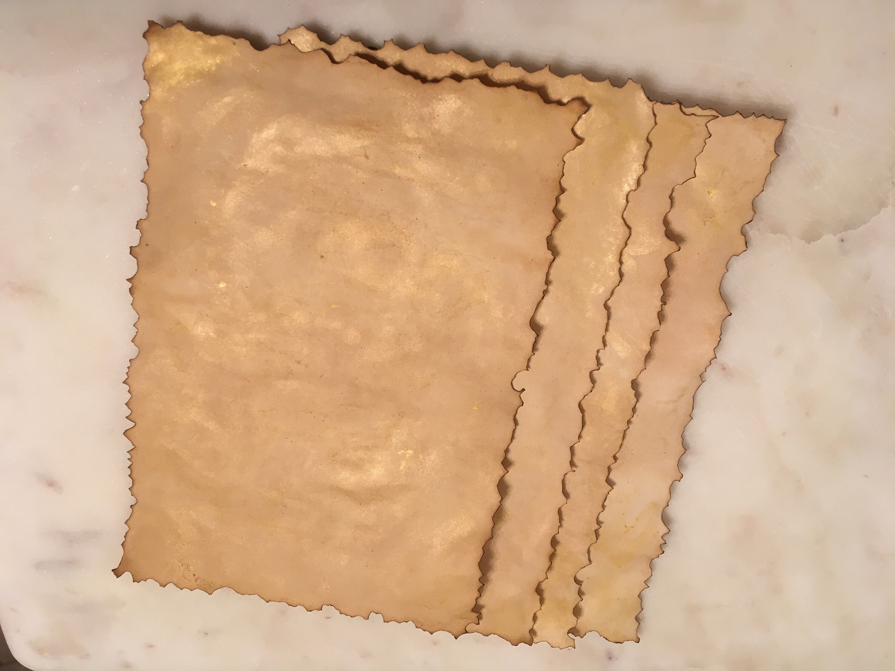 1 X A5 Hand Dyed Antique Vintage Parchment Style Paper Santa Etsy