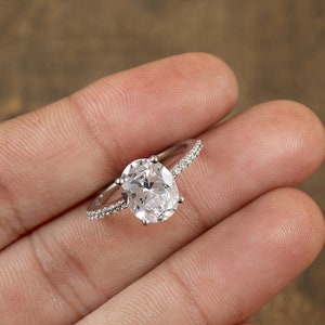 Buy Oval Zircon Ring Online In India Etsy India
