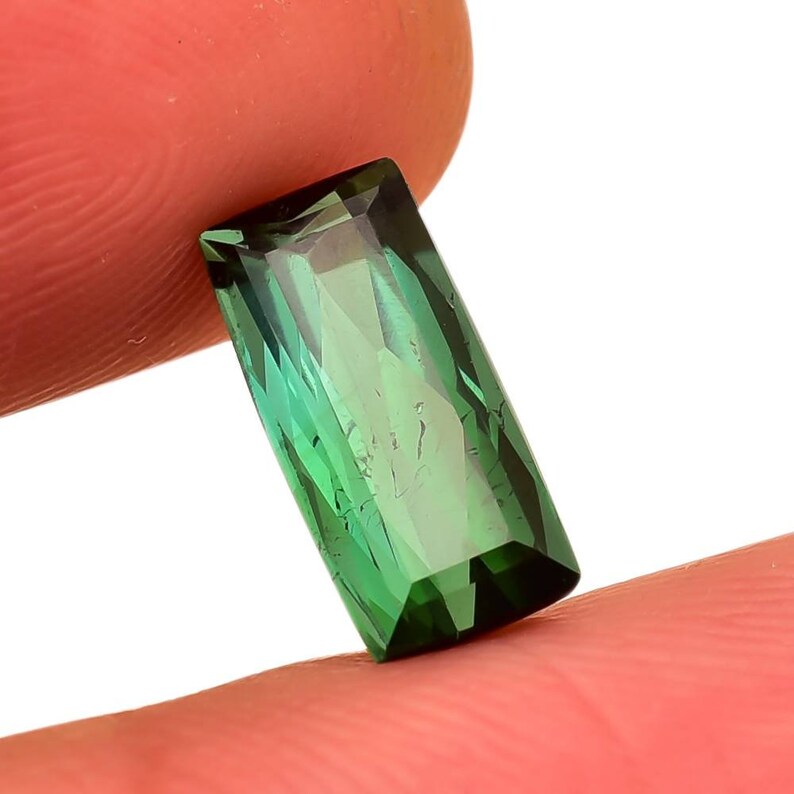 Size-11\u00d75\u00d74 mm PJ-116 1.85Ct.Natural Chrome Green Tourmaline Gemstone,Tourmaline Gemstone,Mozambique Origin,October Birth Stone