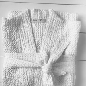 Wafel linnen badjas verschillende kleuren/unisex wafel linnen badjas/wafel kimono badjas/verschillende maten/gratis expresverzending