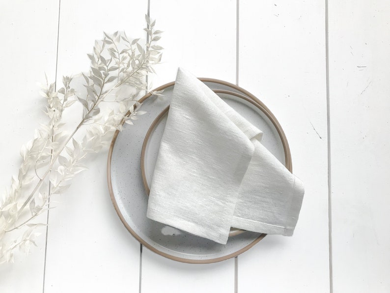 Washed linen napkin in 8x8 20x20cm /soft handmade natural linen napkin/various colors/stonewashed linen cloth napkin image 4