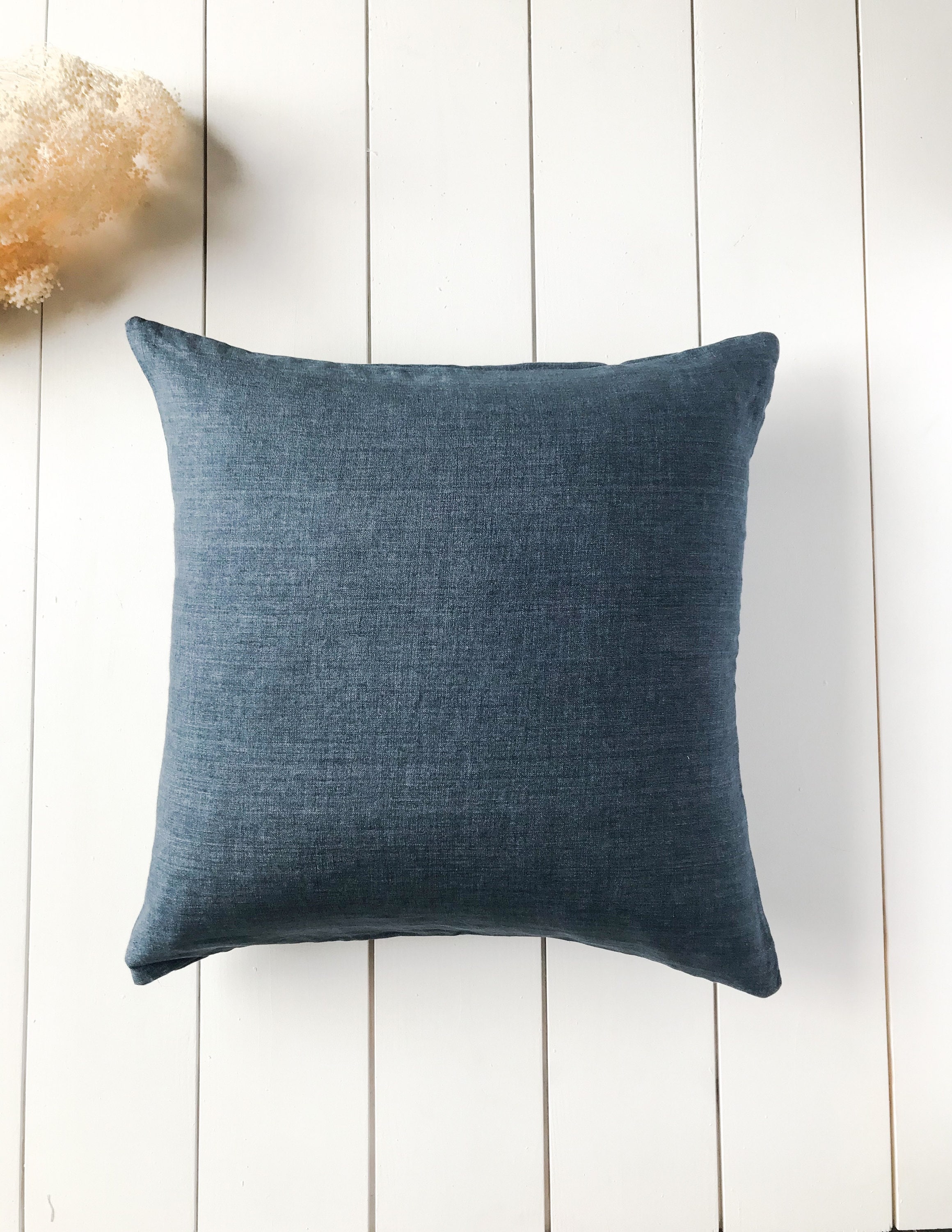 Distressed denim throw pillow hotsell
