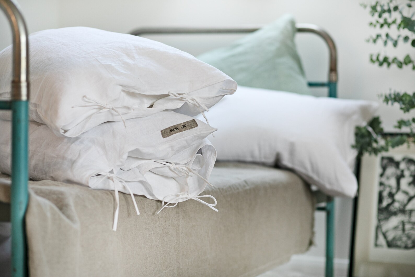 Off White linen duvet cover with ties/Stonewashed linen Etsy