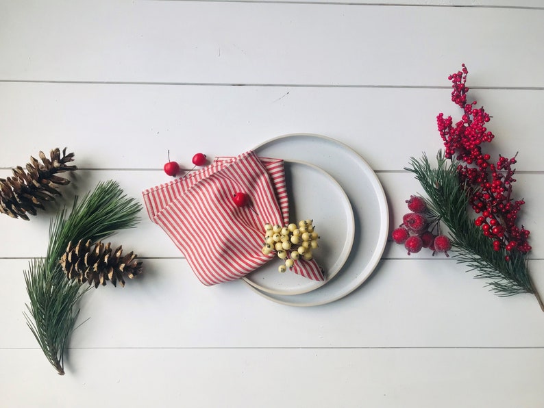 Washed linen napkin in 8x8 20x20cm /soft handmade natural linen napkin/various colors/stonewashed linen cloth napkin image 3