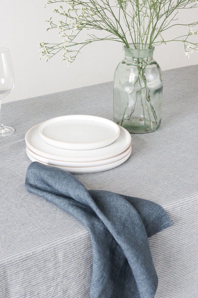 Washed linen napkin in 8x8 20x20cm /soft handmade natural linen napkin/various colors/stonewashed linen cloth napkin image 9