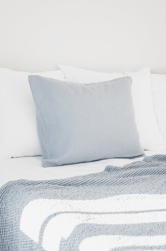 Dusty blue pillow cases sale