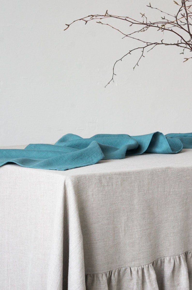 Soft Washed Linen Table Runner in Different Colors/custom Size Etsy
