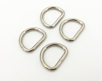 D-Ringe 20 mm silber 4 Stück