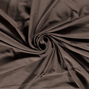 Bamboo Jersey taupe brown 0.5 meters