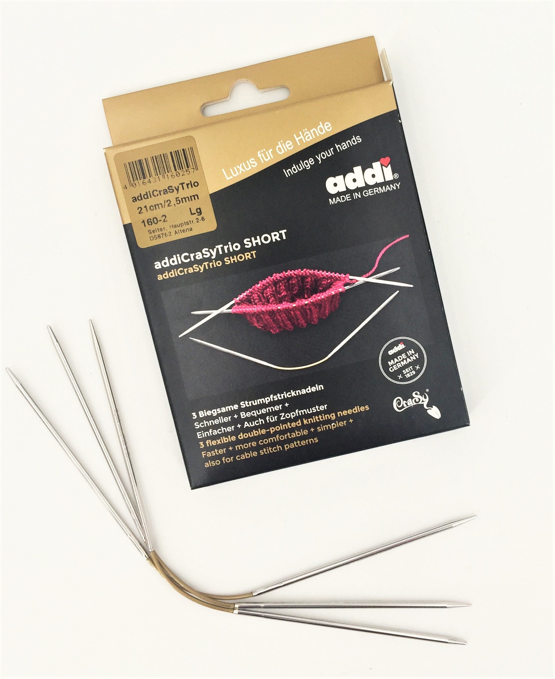Addi Crasy Trio Stocking Knitting Needles Knitting Needles Etsy Australia