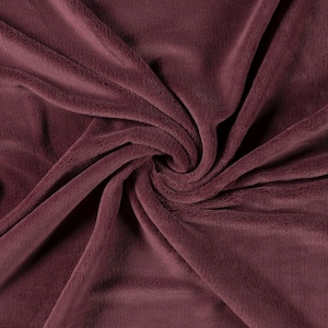 Fleece dark pink sold by the meter super soft wellness fleece cuddly fleece 0.5 m