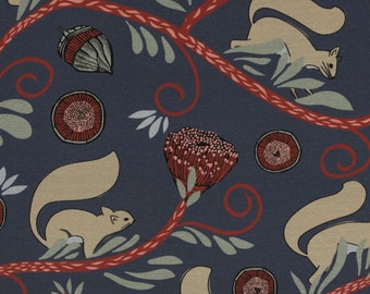 French Terry Modal Ardilla by Bienvenido Colorido blue 0.5 meters