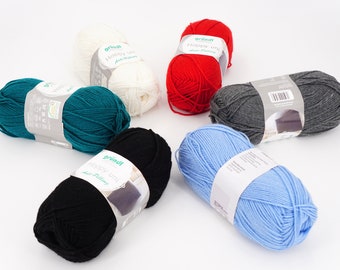 2,79 EUR/100g Gründl Happy Uni 100 g Anti-Pilling Wolle Strickgarn Häkelgarn