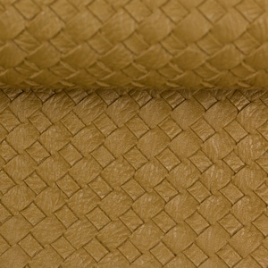 Artificial leather olive / mustard sold by the meter Beatrice by Swafing 25 cm / 138 cm wide