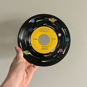 Custom Hand-Painted Vinyl Record