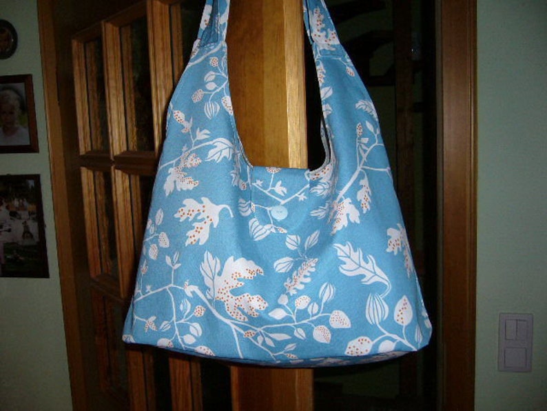 Shoulder bag, bucket bag, bag,fabric bag image 3