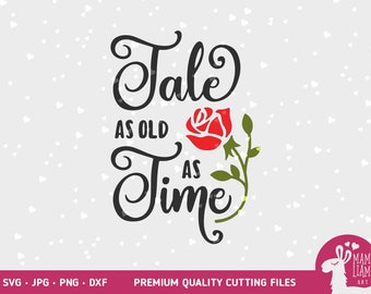 Download Tale as old as time svg | Etsy