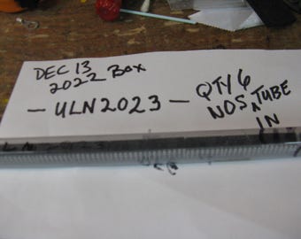 QTY6 ULN2023 (each tested see photo)  HIGH VOLTAGE High Current ICs darlington  nos stored away in static free tube for years (estate items)