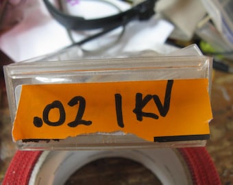 lot of 15 .02 microfarad 1KV disc ceramic capacitors