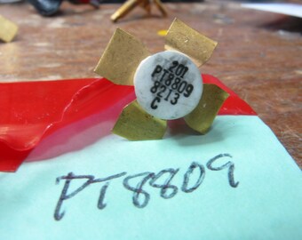 TRW vintage RF Power Transistor PT8809s tested with my semiconductor analyser priced below retail price found on the web - good old stock
