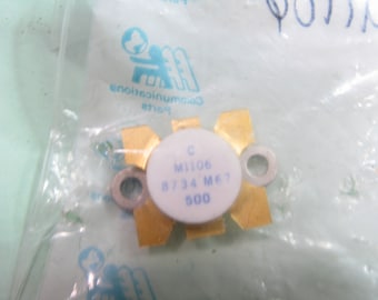 Motorola M1106 or 48-84411L06 RF transistor NOS in oem bag Obsolete transistor for older communications gear