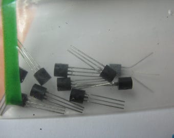 Qty 6 -lot of 6 Jfet transistors J308 each one tested good - in vintage Active components supplier bag - I can provide specific test results