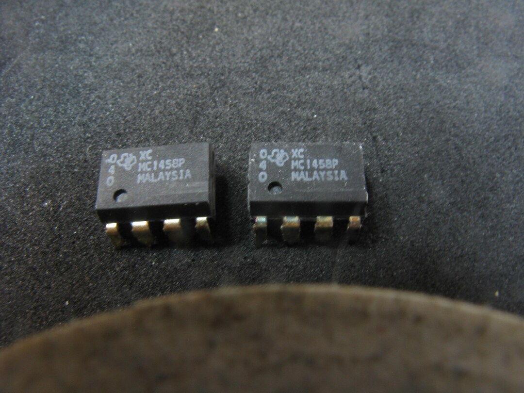 Mc1458p Same as Lm359 Qty 5 Dual Op Amp Ics Used for Guitar Fuzz or ...