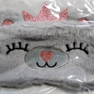 6er Schlafmaske Augenmaske Augenabdeckung 3D Süße Tieraugenmaske Schlafmaske Kinder Mädchen Damen Bild 8