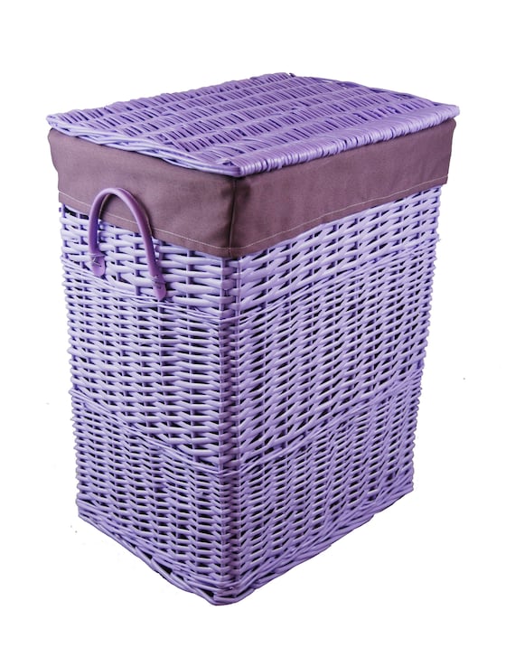 Purple laundry basket deals