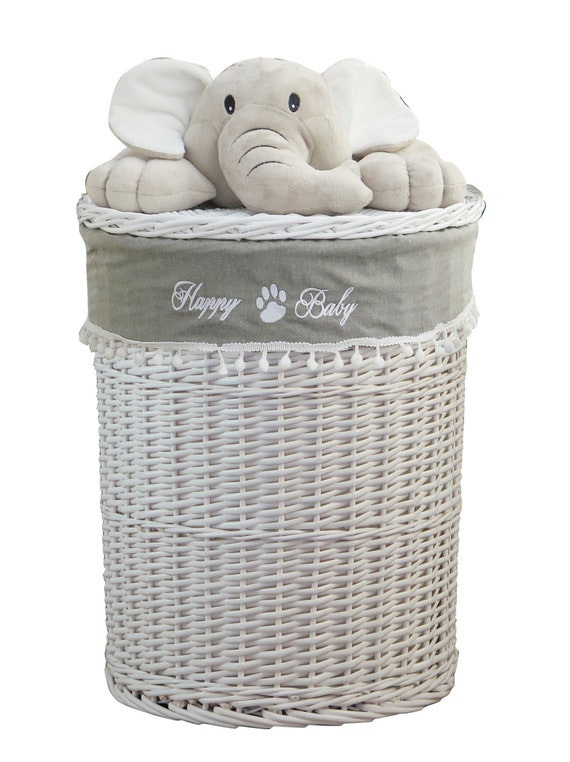 baby laundry basket elephant