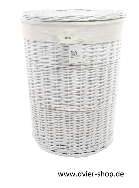 white wicker laundry basket wilko