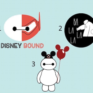 Big Hero 6 Mickey Mouse Head Matching Family Disney Iron On Decal Vinyl for Shirt