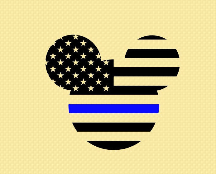 Mickey Mouse Thin Blue