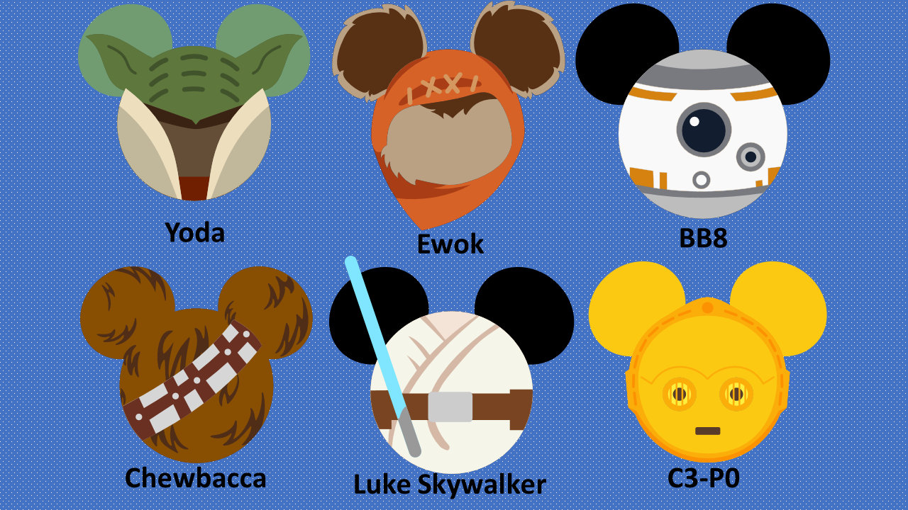 Bumper Stickers Stickers, Labels & Tags Personalized Star Wars Mickey