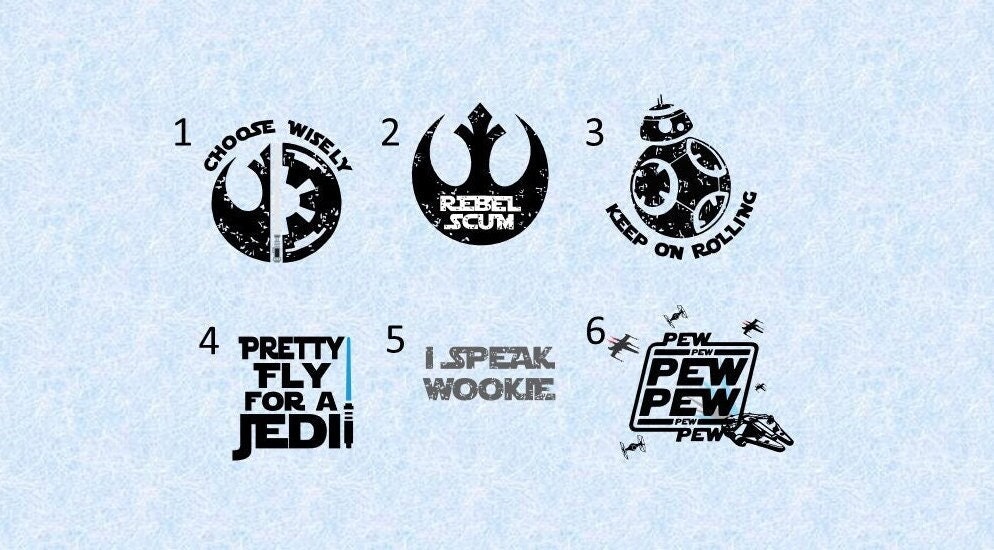 Star Wars Iron on Transfer for T Shirts - Etsy Canada