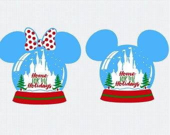 Personalized Christmas Mickey Mouse Head Matching Family Disney Iron On Decal Vinyl for Shirt