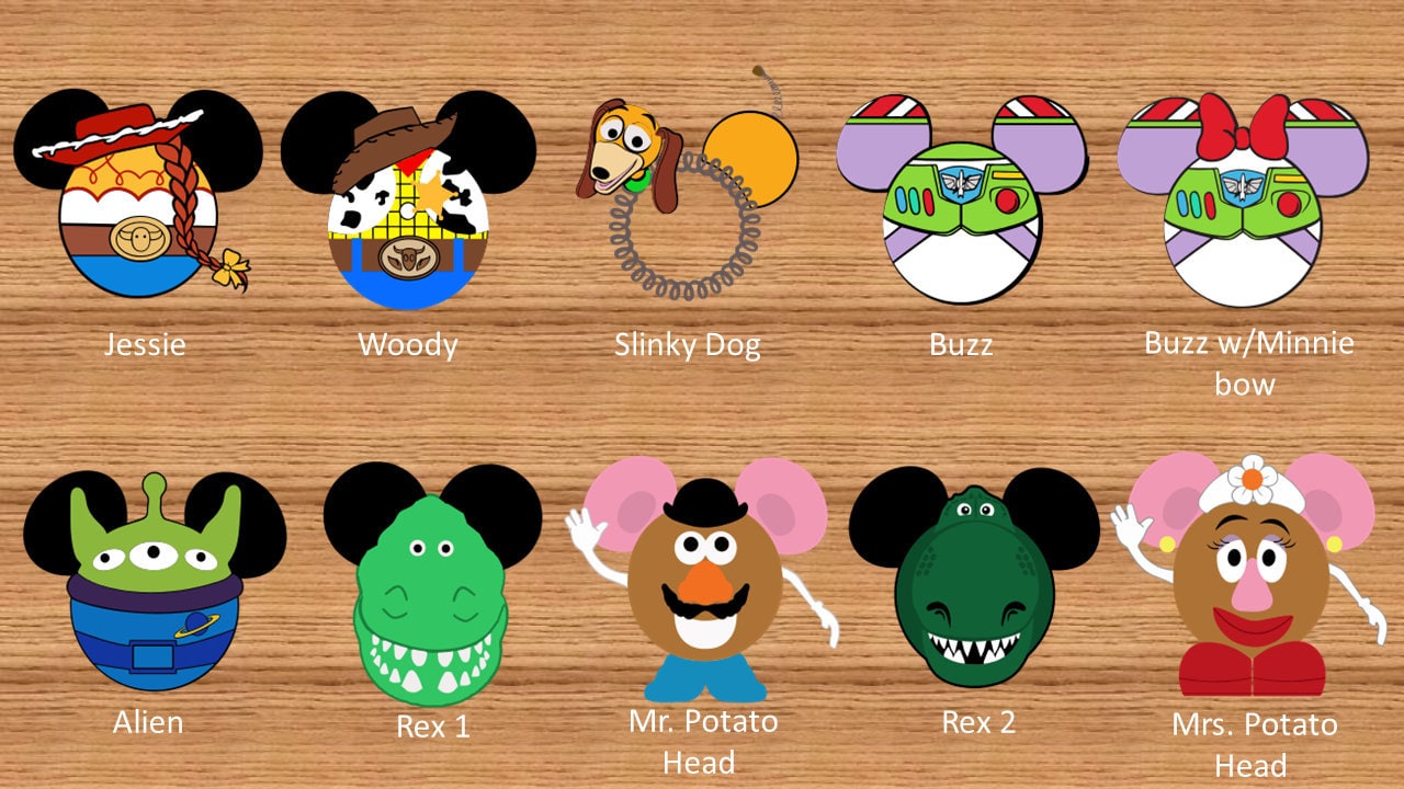 Personalized Toy Story Mickey Mouse Head Matching Family Disney