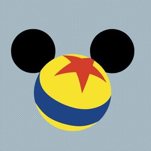 Pixar Ball Mickey Mouse Matching Family Disney Iron On Decal Vinyl for Shirt