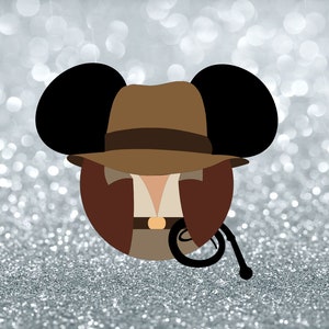 Indiana Jones Disney World Hollywood Studios Iron on Decal for shirt