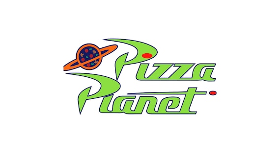 Pizza Planet Disney Toy Story Iron on calcomania para camisa