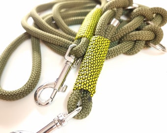 Tau Leine PREMIUM 2,40m - 8mm mit Paracord Takelung