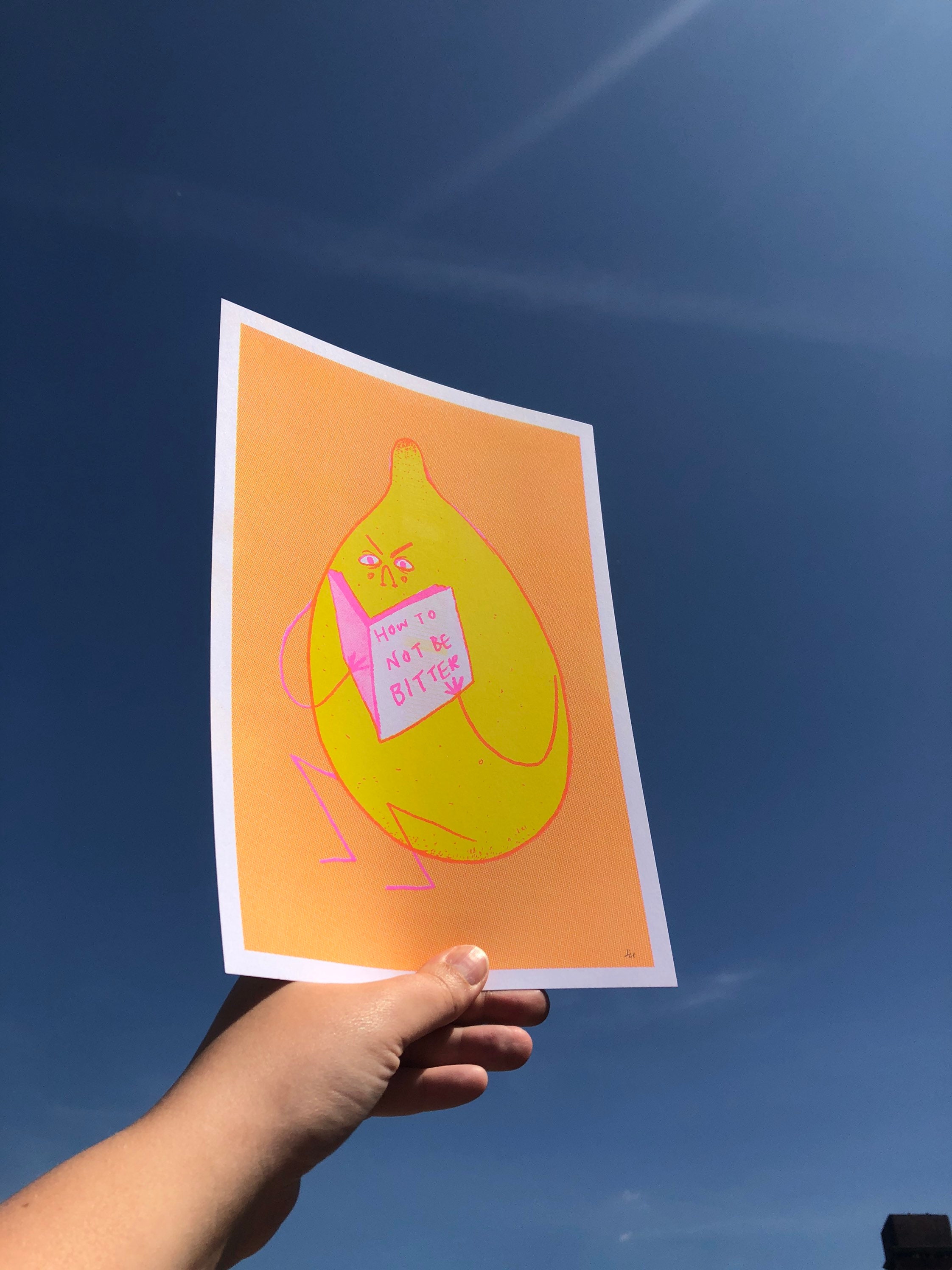 Bitter Lemon SUMMER NEON EDITION Bitter Lemon Cute Fruit Neon Pink Or…