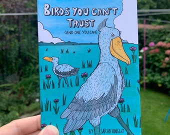 Birds You Can’t Trust Sequel Bird Cute Animal Comic Zine A6