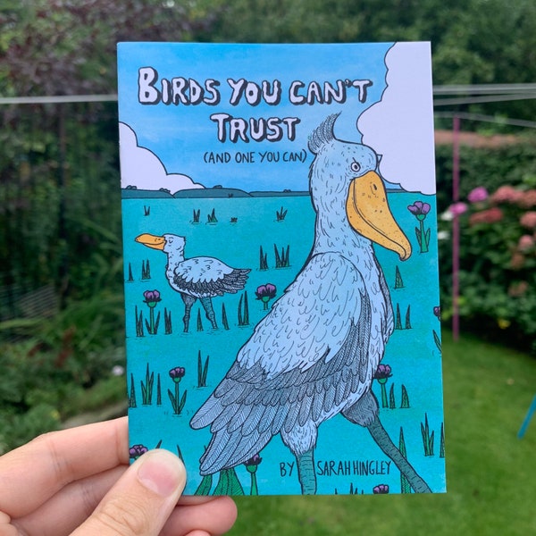 Birds You Can’t Trust Sequel Bird Cute Animal Comic Zine A6