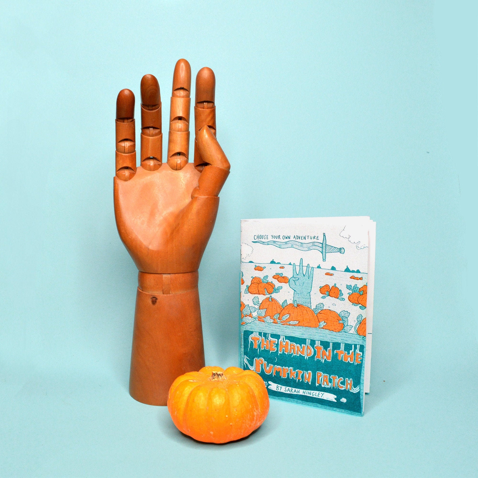 The Hand in the Pumpkin Patch Choose Your Own Adventure Risograph Zin…