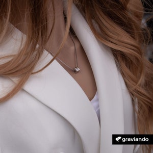 Collar de mujer personalizado con letras doradas - regalo especial para el Día de la Madre para novia, mamá, hermana