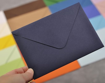 A7 Navy blue Envelopes, blue 5.25x7.25 envelopes, A7 light blue Envelopes 120 gsm, decorative envelopes, navy blue wedding envelopes