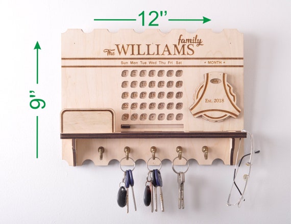 Calendar key hotsell holder