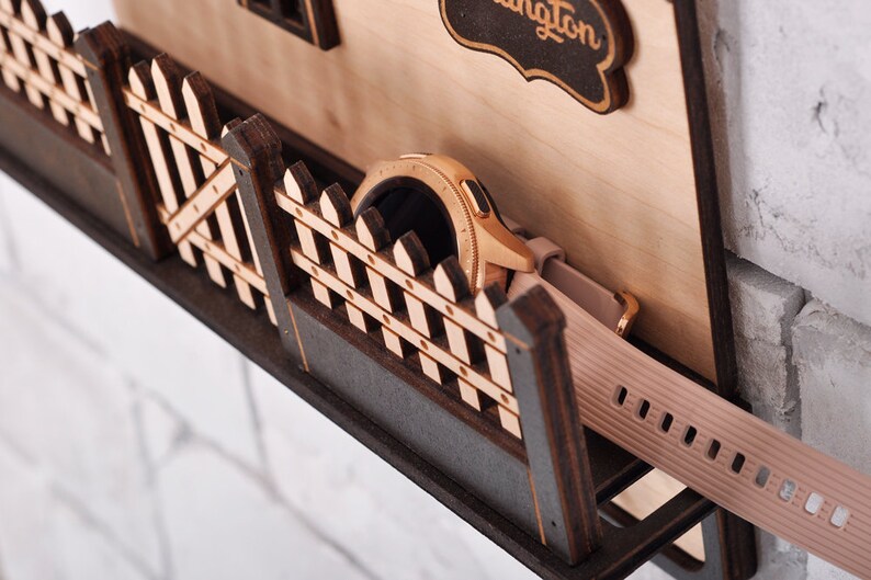 Custom Wood Key Holder for Wall, Personalized Entryway Organizer - Etsy