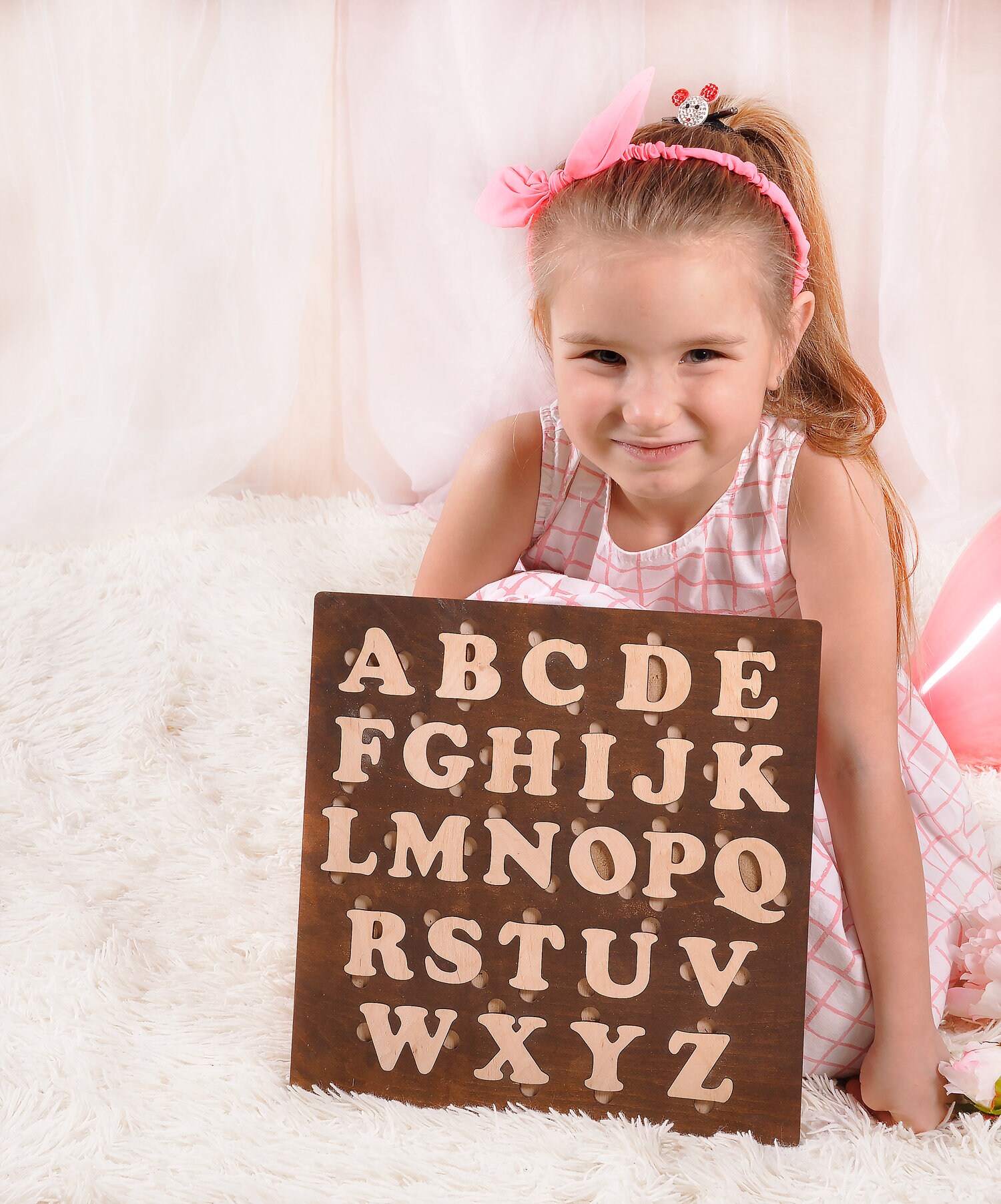 Busyboard Educational Toys Busy Board Alphabet Puzzle Etsy